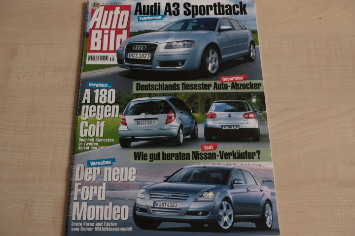 Deckblatt Auto Bild (30/2004)
